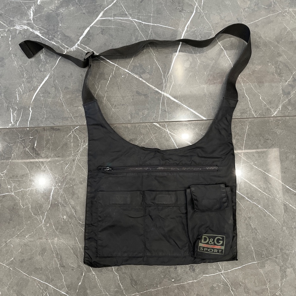 Dolce Gabbana Nylon Travel Messenger Bag